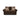 Chevron Mink Loveseat comes in a beautiful chocolate fabric. It features loose padded back pillows, padded seat cushions, and padded sock arms. It stands on wooden feet and has contrasting accent pillows. A matching sofa is also available.