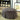 Claes Button Tufted Round Ottoman in Gray- made of solid wood, open bottom shelf, skirted panel covers