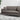 Lauritz Sofa in Brown- Rounded Padded Arms, stainless steel leg, linen-like fabric, high density foam cushions, pillow included