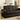 Mavis Futon Sofa in Dark Brown-Buttontufted with built in cup holders