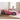 Velostra Pretty Racer Twin Bed in Pink- MDF, particle board, painted edges, LED Night Lights on Headlights & Wheels. high gloss surfase, metal supports, slat kit included